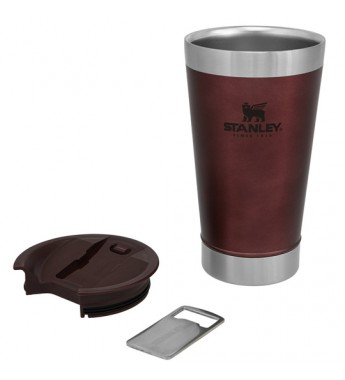 Vaso Térmico Stanley Classic Beer Pint 10-01704-093 de 473mL - Bordó