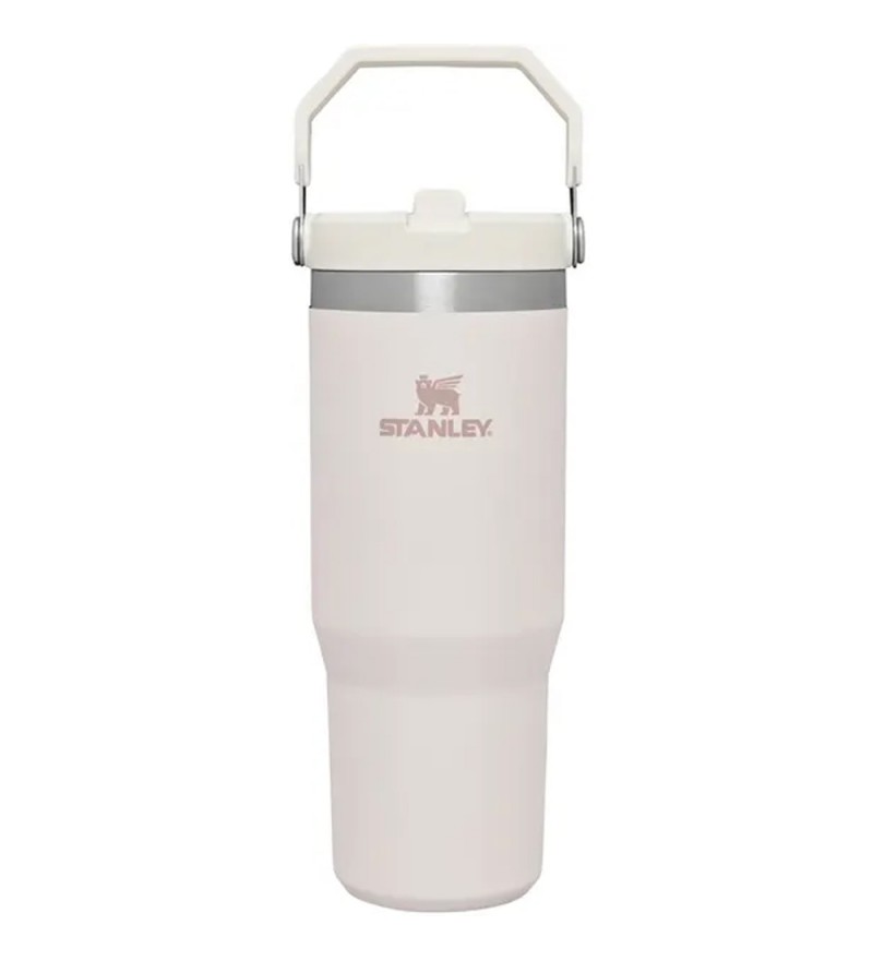 Termo Stanley Flip Straw de 887ml - Rose Quartz 