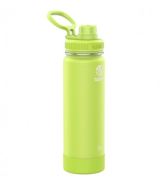 Termo Térmica Takeya Actives Spout Lid 51038 de 24oz (700mL) - Citron Green 