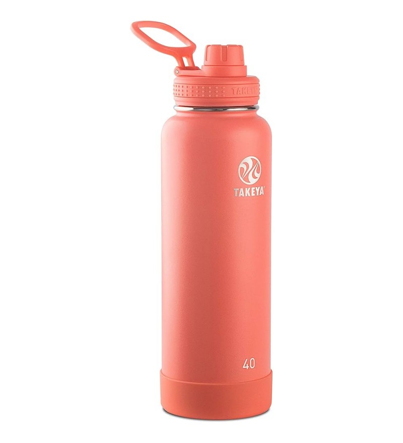  Termo Térmica Takeya Actives Spout Lid 51195 de 40oz (1.2L) - Coral 