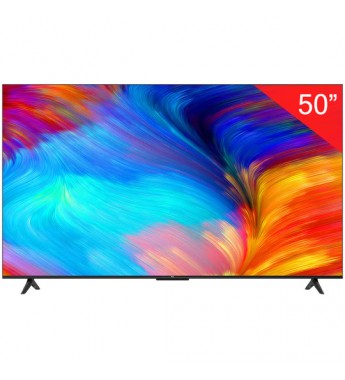 Smart TV LED de 50" TCL 50P635 4K UHD con Bluetooth/Wi-Fi/Google TV - Negro