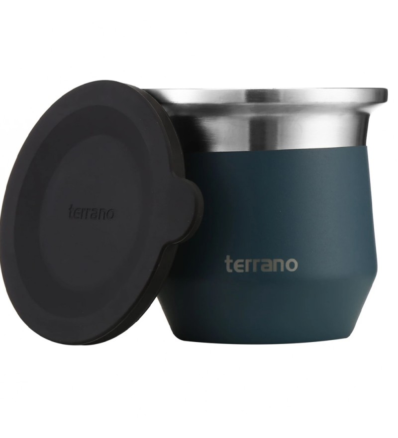 Guampa Terrano Flap con tapa AC403060466 de 170mL - Petroleo Blue
