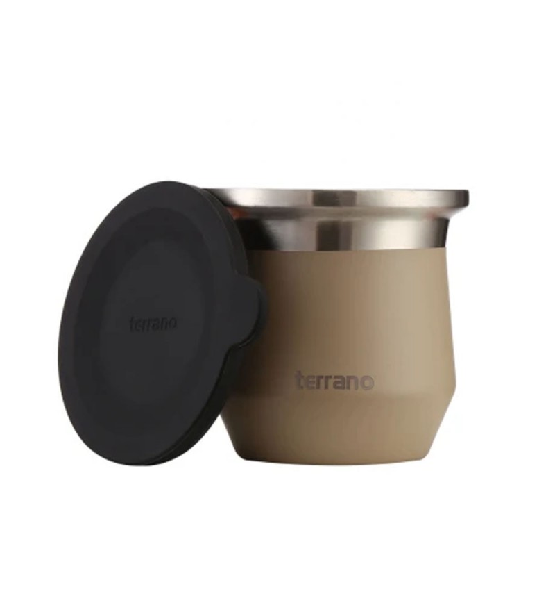 Guampa Terrano Flap con tapa AC403060472 de 170mL - Arena 