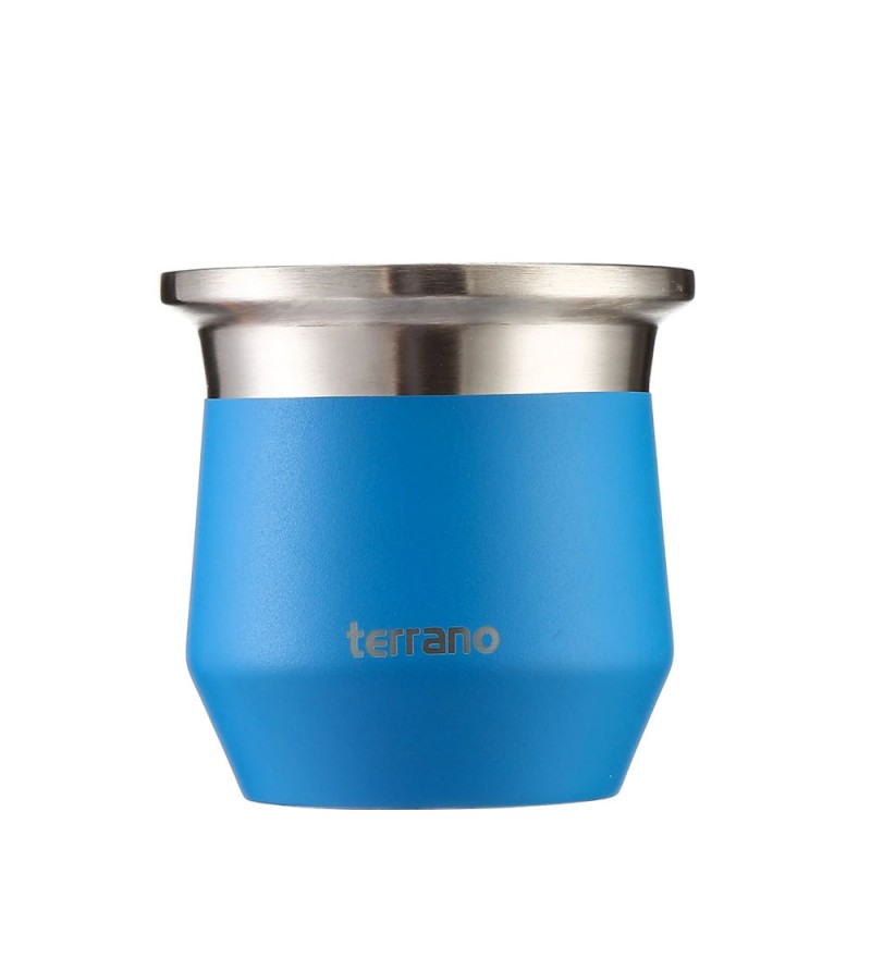 Guampa Terrano Flap con tapa AC403060014 de 170mL - Azul Eléctrico 