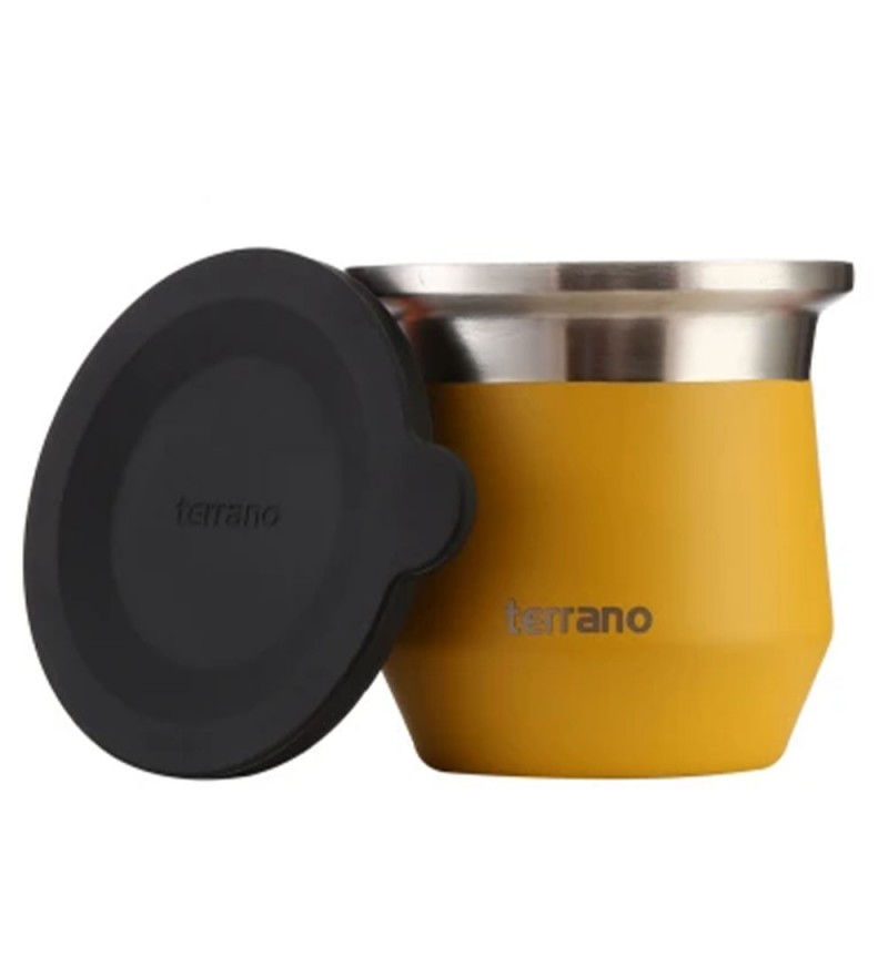 Guampa Terrano Flap con tapa AC403060020 de 170mL - Strong Yellow 