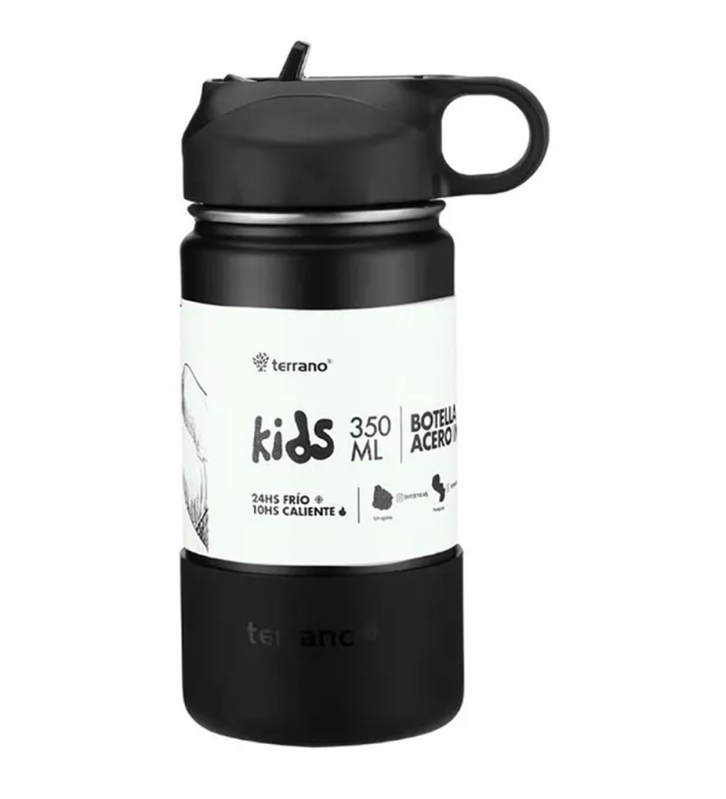 Termito Terrano Kids B0402011005 de 350mL - Negro