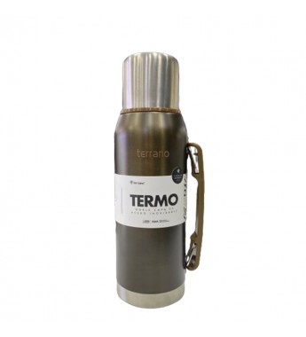 Termo Terrano Premium AC402021487 de 1L - Marrón Metal