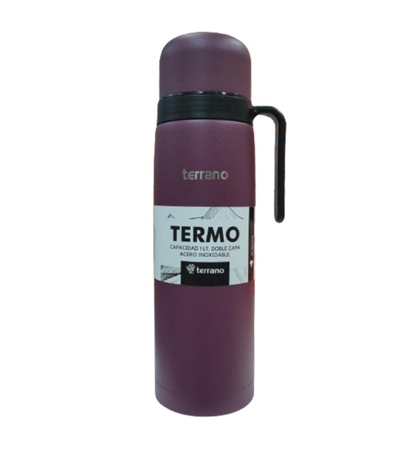 Termo Terrano Con Manija Rígida AC409023413 de 1L - Uva
