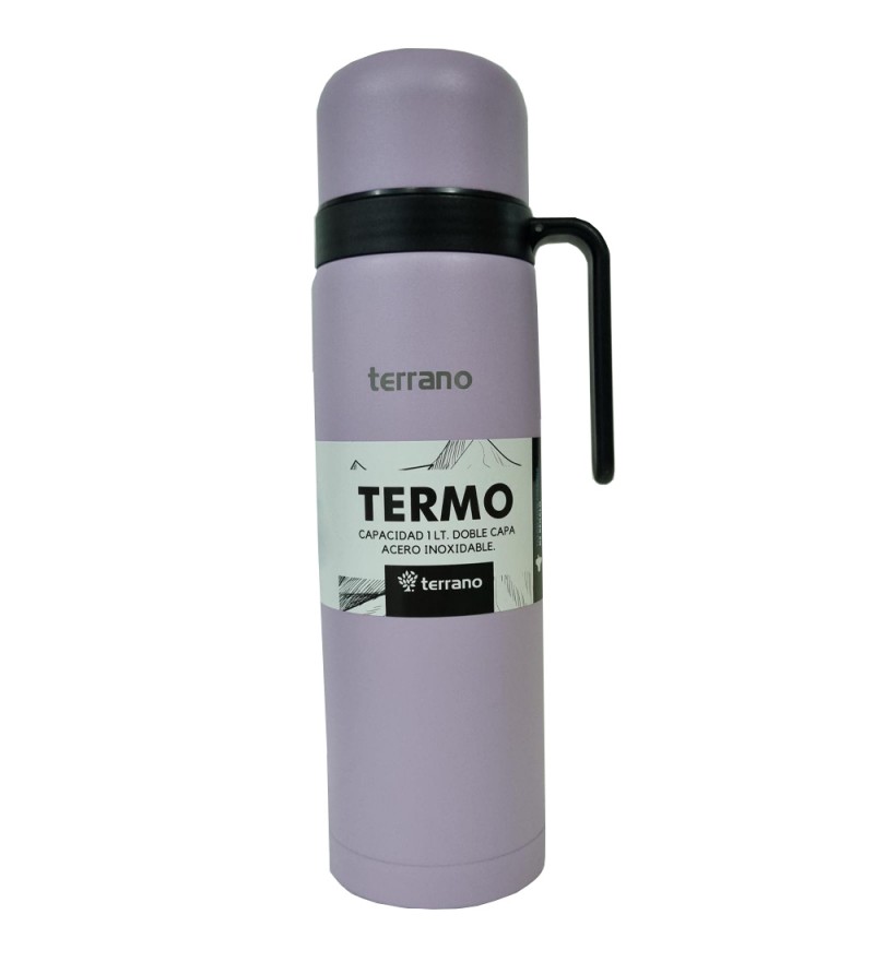 Termo Terrano AC409023504 de 1L - Lila (Manija Rígida) 