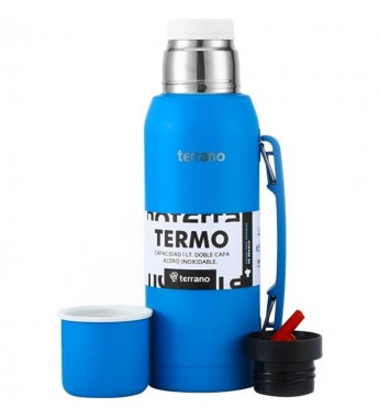 Termo Terrano Premium AC402021014 de 1L - Azul Eléctrico