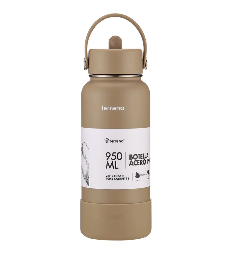 Termo Terrano B0402009472 con Pico de 950mL - Arena