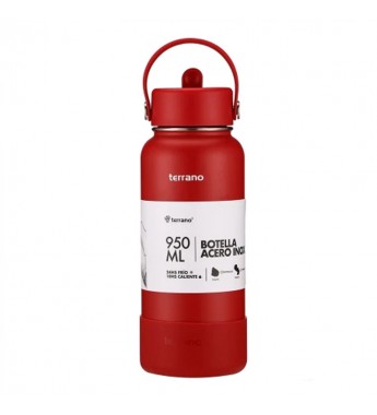 Termo Terrano B0402009010 con Pico de 950mL - Rojo
