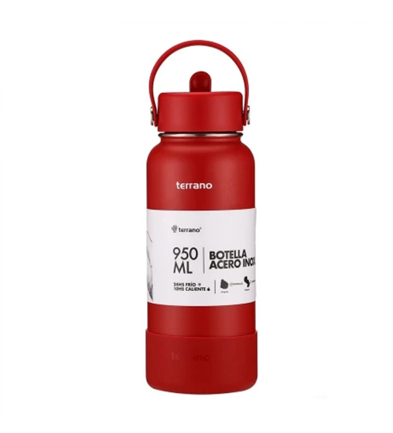 Termo Terrano B0402009010 con Pico de 950mL - Rojo