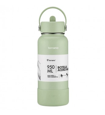 Termo Terrano B0402009467 con Pico de 950mL - Verde Oliva 