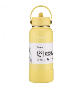 Termito Terrano 0402009019 Acero Inox de 950mL - Amarillo