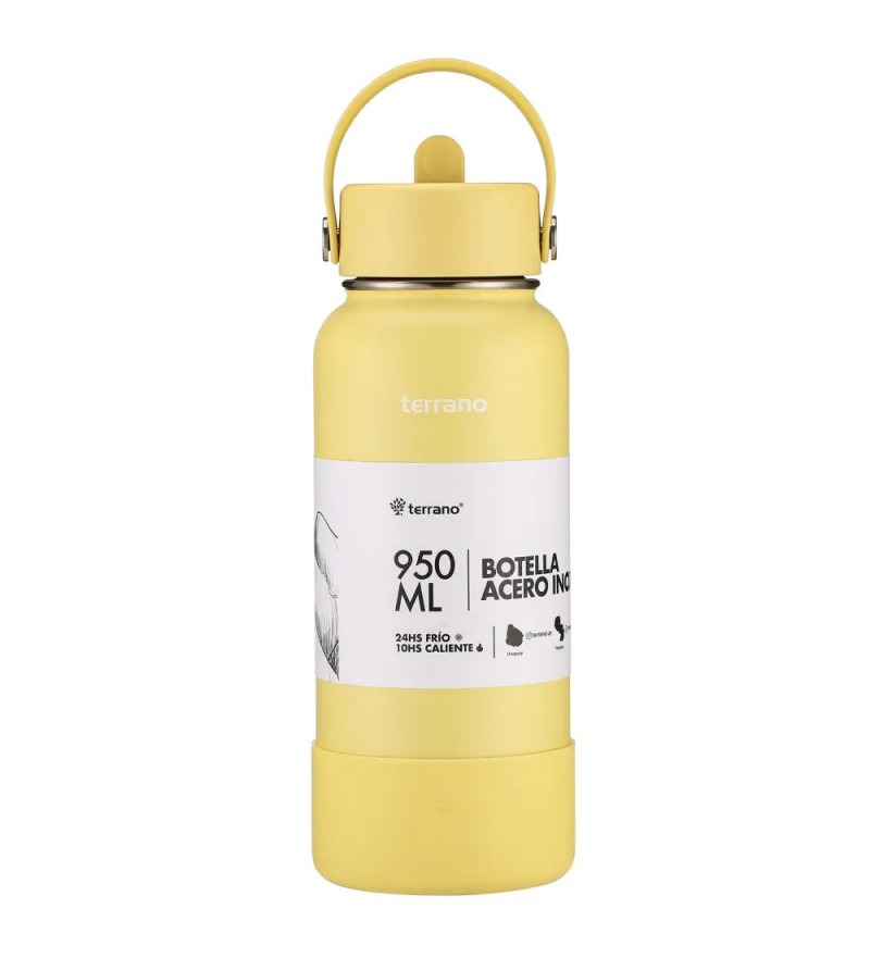 Termito Terrano 0402009019 Acero Inox de 950mL - Amarillo