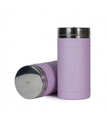 Yerbera Terrano Acero Inox Cilindro 250GR -Lila 