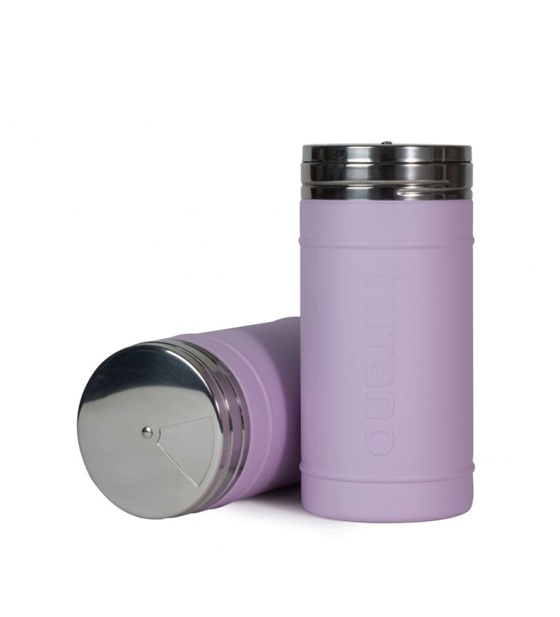 Yerbera Terrano Acero Inox Cilindro 250GR -Lila 