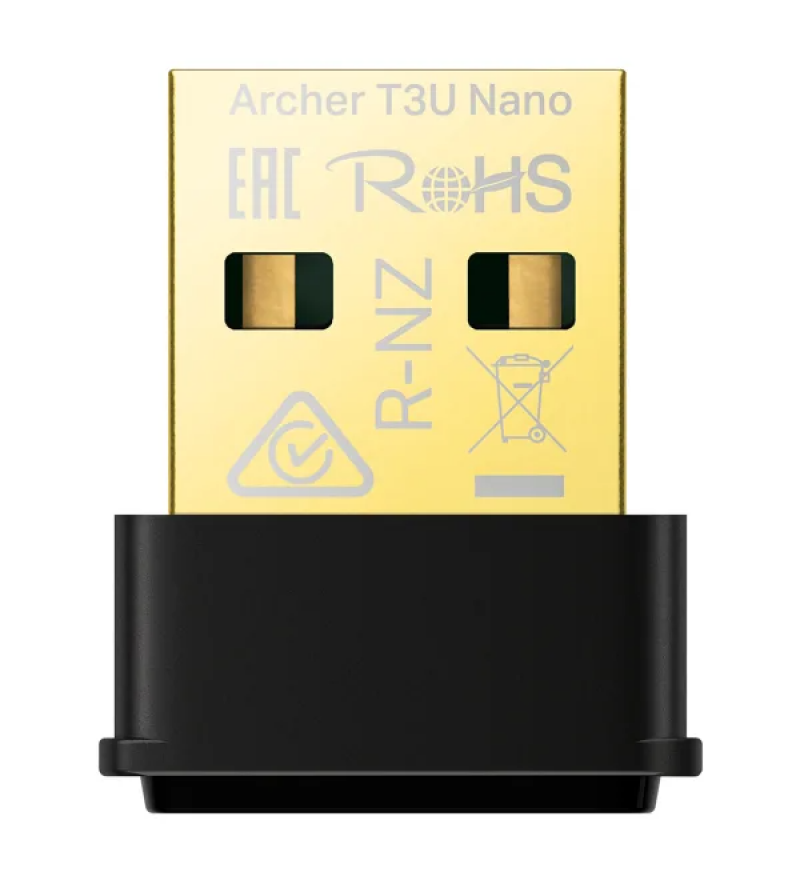 Adaptador USB Wifi Tp-Link Archer T3U Nano Dual Band AC1300 - Black