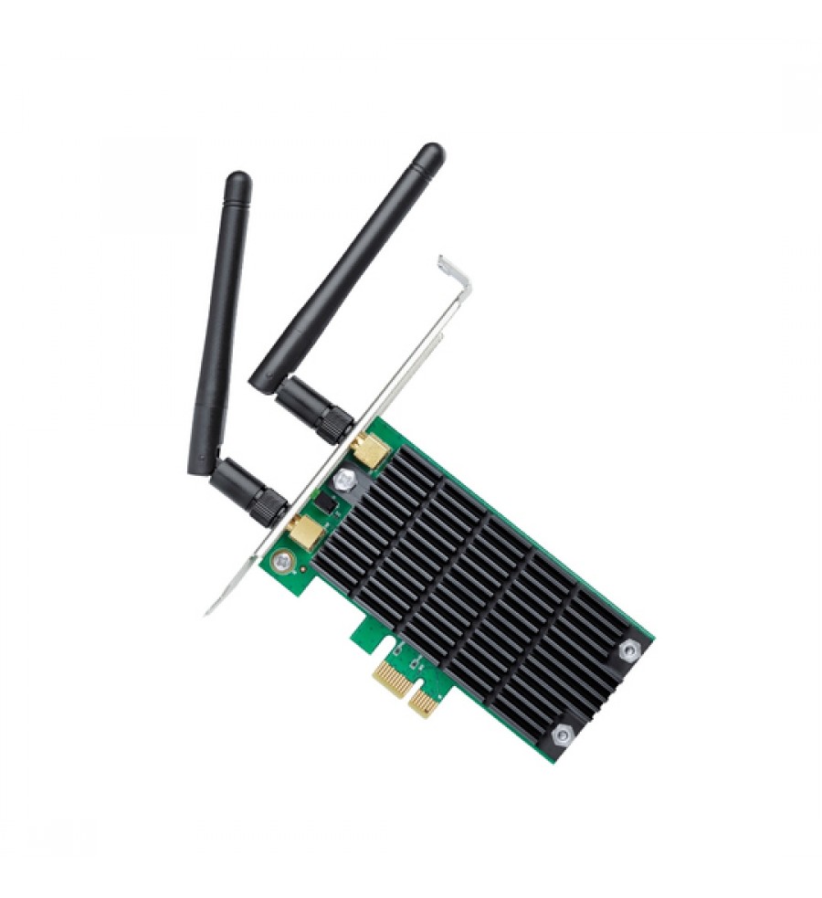 Adaptador WiFi PCI Express TP-link AC1200 Archer T4E Doble Banda /300Mbps/867Mbps - Negro