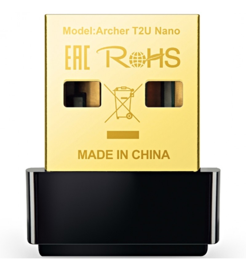 Adaptador inalámbrico TP-Link Archer T2U Nano USB AC600 - Negro
