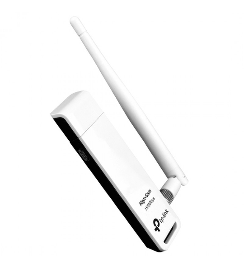 Adaptador USB Inalámbrico TP-Link TL-WN722N 150Mbps - Blanco