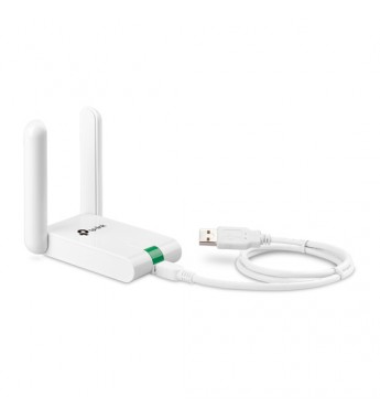 Adaptador USB Inalámbrico TP-Link TL-WN822N 300Mbps en 2.4GHz/Bivolt - Blanco 