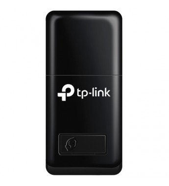 Adaptador WiFi USB TP-Link TL-WN823N de 300Mbps b/g/n con Botón WPS - Negro