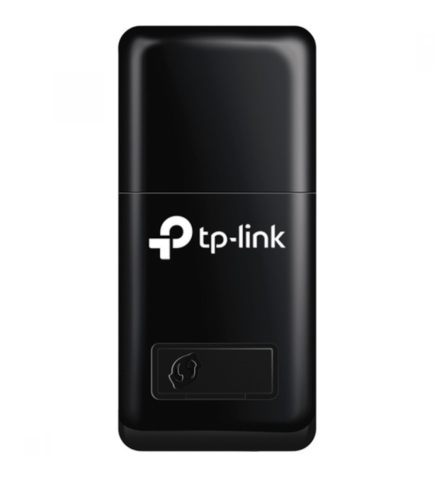 Adaptador WiFi USB TP-Link TL-WN823N de 300Mbps b/g/n con Botón WPS - Negro