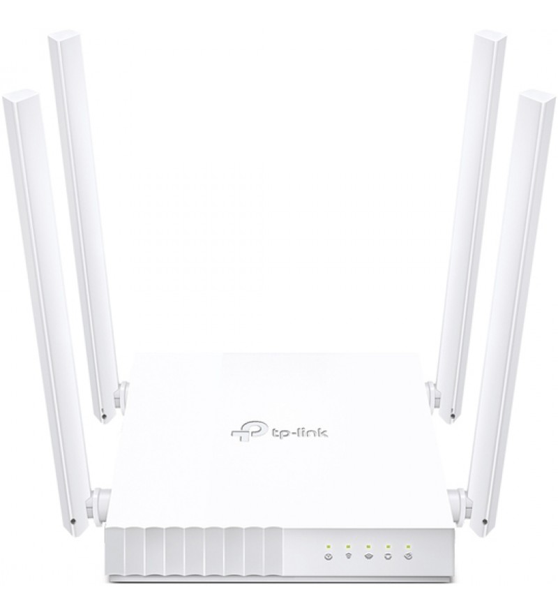 Router TP-Link Archer C21 AC750 de 300Mbps en 2.4GHz + 433Mbps en 5GHz con 4 Antenas/Bivolt - Blanco