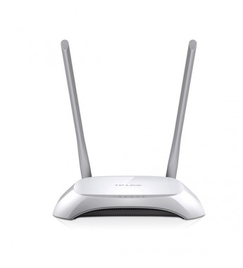 Router TP-Link TL-WR840N de 300Mbps en 2.4GHz/Bivolt - Blanco