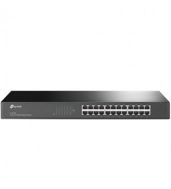 Switch TP-Link TL-SF1024 con 24 Puertos de 10/100Mbps - Negro