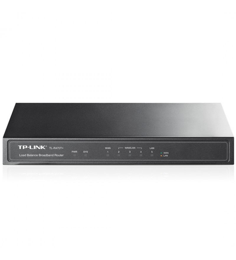 Router Tp-link TL-R470T+ banda ancha con Balance de carga - Negro