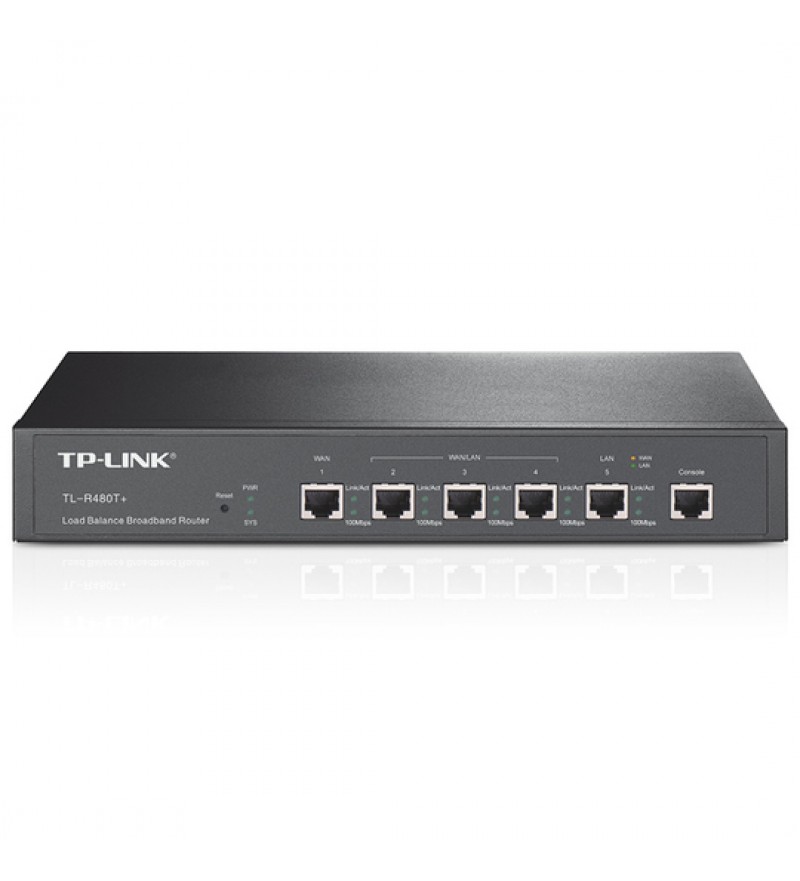 Router Tp-link TL-R480T+ banda ancha con Balance de carga - Negro