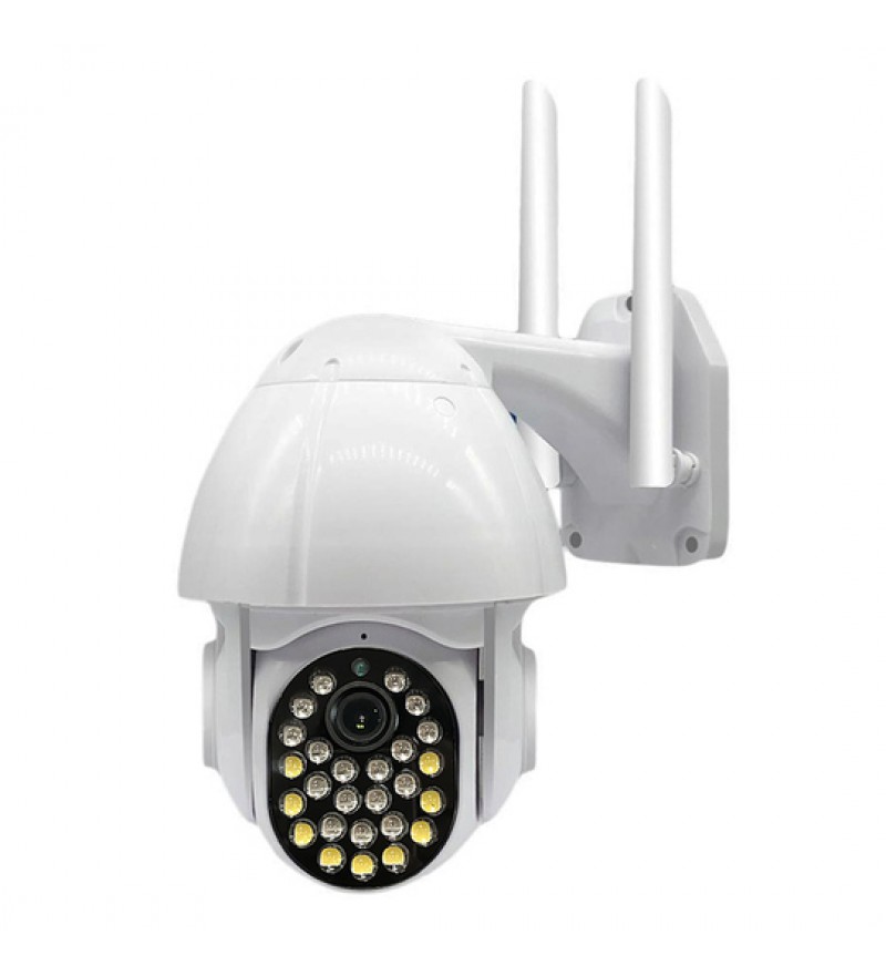 Cámara IP Tucano TC-H26 HD con 2 Antenas Wi-Fi/MicroSD - Blanco