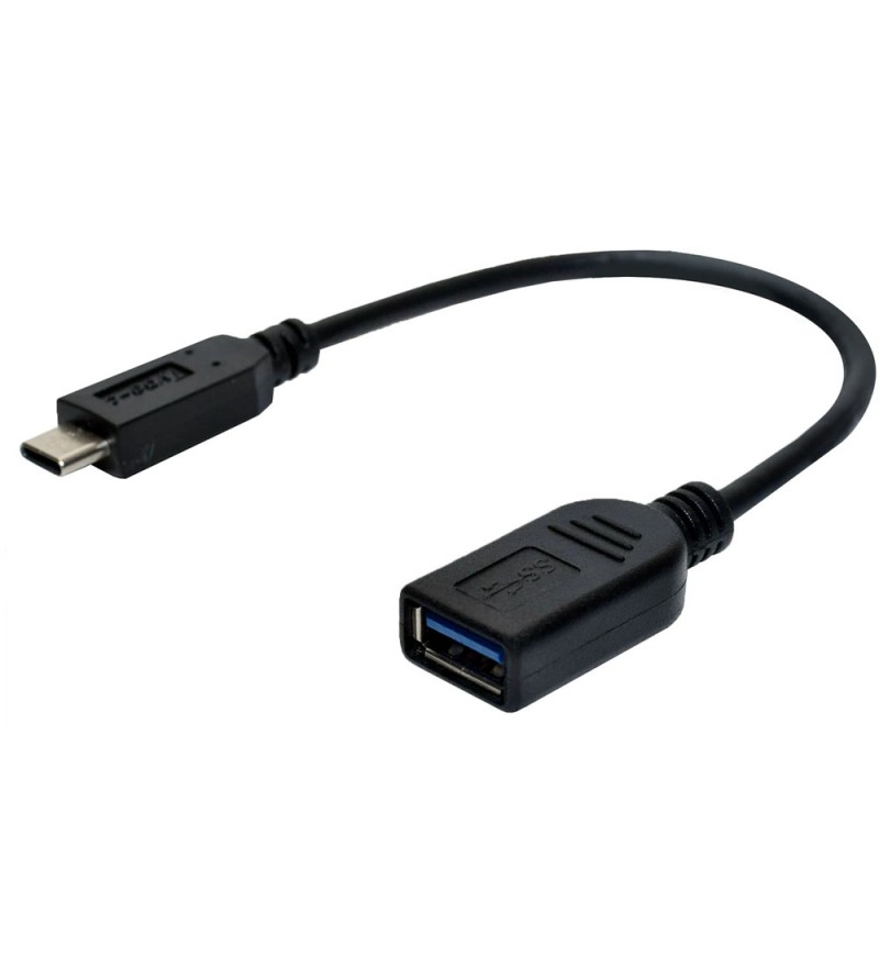 Cable Adaptador Unno Tekno AD4203BK USB-C a USB-A