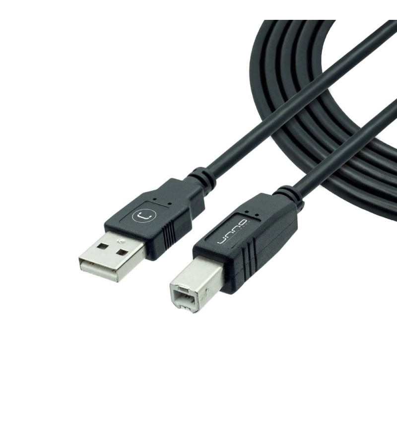 Cable de Impresora Unno Tekno CB4007BK 3M - Negro