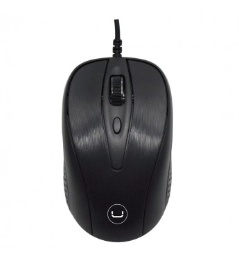 Mouse Unnotekno Trek MS6513BK 1600DPI/1.5m/USB - Negro