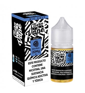 Esencia para Vape E-Liquid Born To Vape Blue Razz 20mg - 30mL