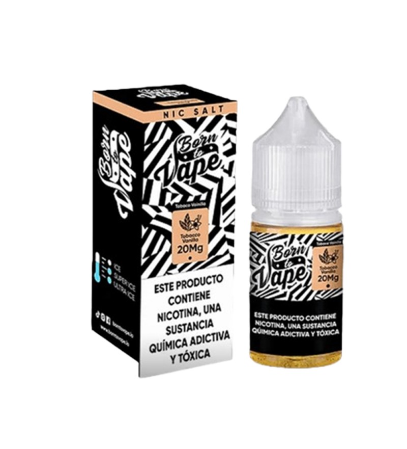 Esencia para Vape E-Liquid Born To Vape Tabacco Vainilla 20mg - 30mL