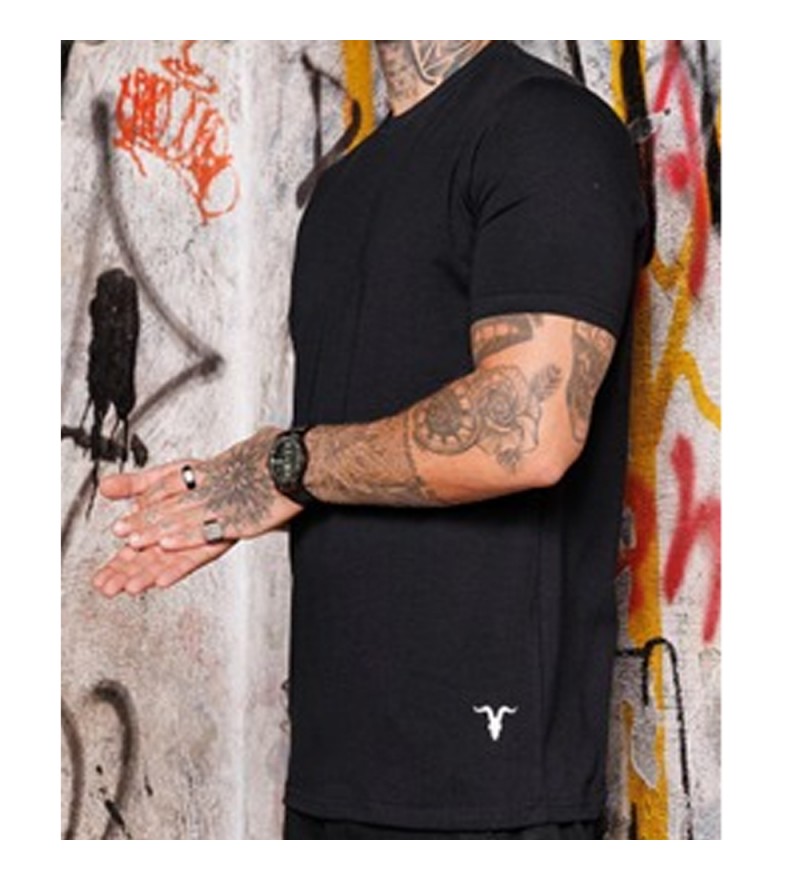 Remera Ignite Regular 61003 Masculino - Blanco/Negro