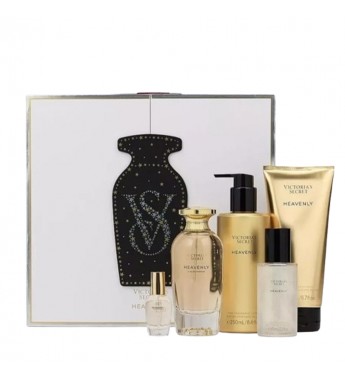 Victoria's Secret Kit Heavenly 5 Unidades - 250mL/200mL/75mL/100mL/75mL