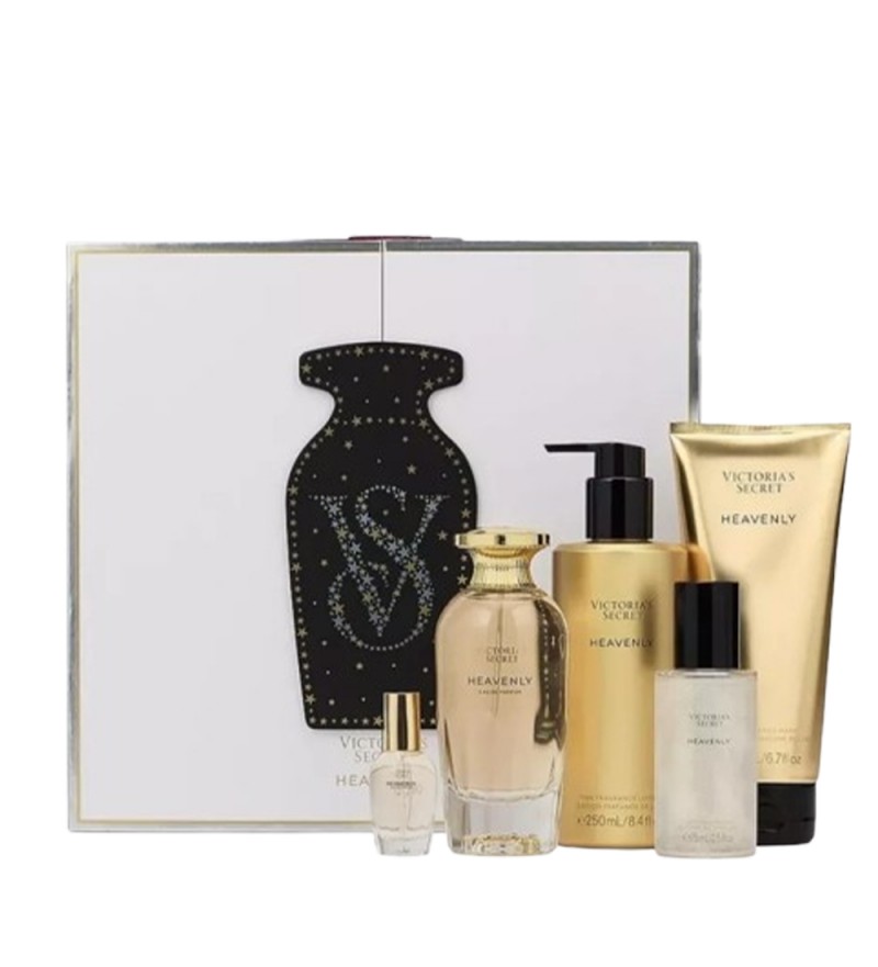 Victoria's Secret Kit Heavenly 5 Unidades - 250mL/200mL/75mL/100mL/75mL