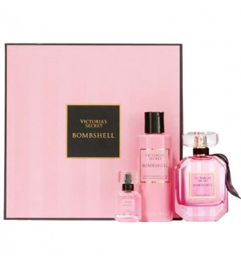 Victoria's Secret Kit Bombshell 3 Unidades - 100/50/7.5ML