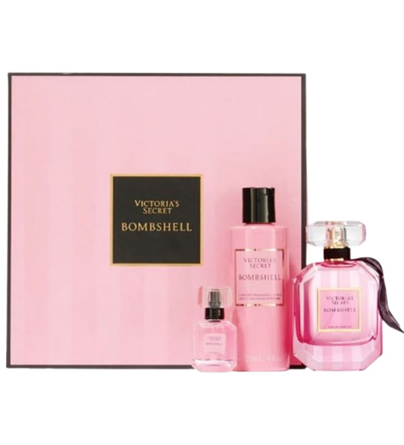 Victoria's Secret Kit Bombshell 3 Unidades - 100/50/7.5ML