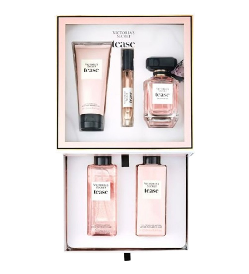 Victoria's Secret Kit Tease 5 Unidades - 250/200/100/75/7.5ML