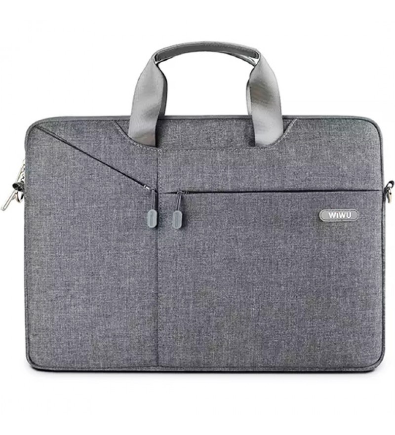 Maletín para Notebook Wiwu City Commuter Bag Lite de hasta 15.4/16" - Gris