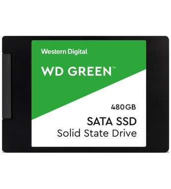 SSD 2.5" Western Digital Green WDS480G3G0A de 480GB hasta 545MB/s de Lectura - Negro