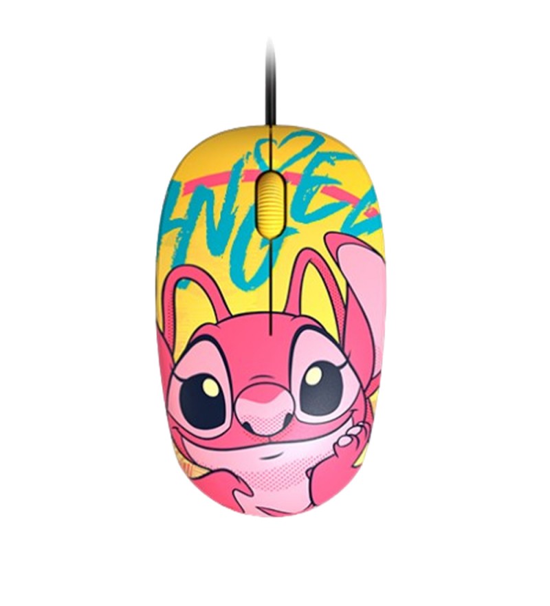 Mouse X-Tech XTM-D406ST-YL 1200 DPI USB - Ángela/Amarillo