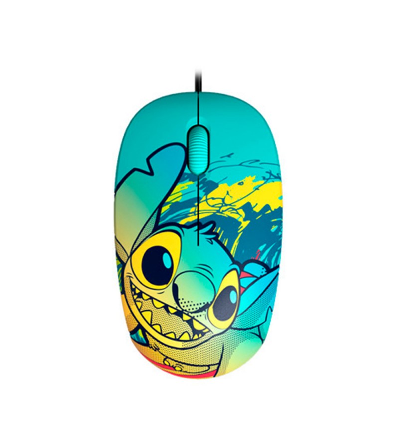 Mouse X-Tech XTM-D406ST-BL 1200 DPI USB - Stich/Turquesa